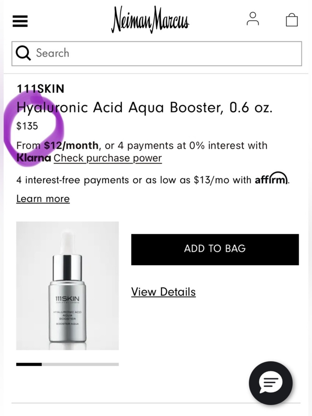 111SKIN Hyaluronic Acid Aqua Booster NWT RETAILS $135 - Picture 3 of 9